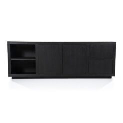 Eleonora dressoir Helsinki 200cm zwart