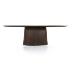 Eleonora eettafel Aron ovaal 250x110 bruin