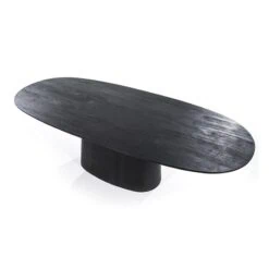 Eleonora eettafel Aron ovaal 250x110 zwart