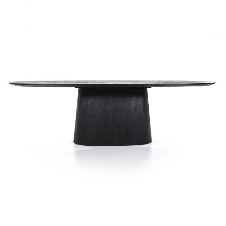 Eleonora eettafel Aron ovaal 250x110 zwart