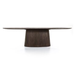 Eleonora eettafel Aron ovaal 300x110 bruin