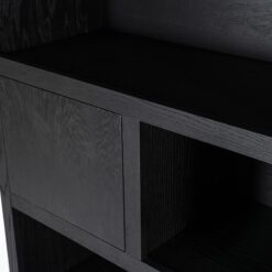 Eleonora vakkenkast Helsinki 150cm zwart