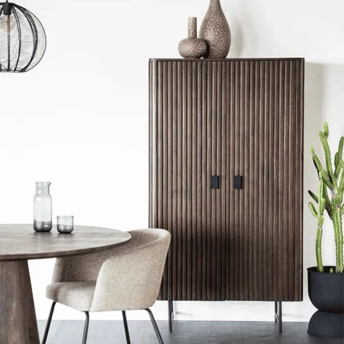 Eleonora wandkast Remi 2-drs. 96cm bruin