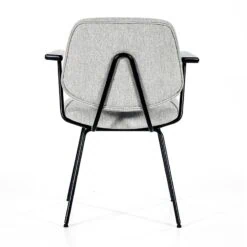 Stoel Lynn met arml - grijs fletcher