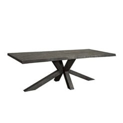 Tiago Eettafel met spinpoot rechthoek acacia hout naturel 180x90