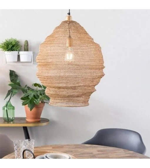 Valier 1-lichts hanglamp goud