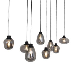 Echo Hanglamp 8-lichts glas