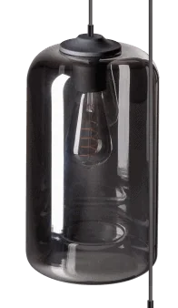 The John 3-lichts hanglamp Smoke-1