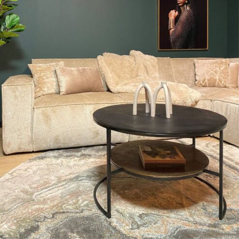 Celicia salontafel Zwart Goud