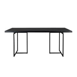 Dutchbone Eetkamertafel Class 180x90cm zwart