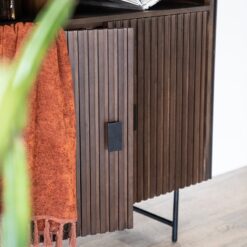 Eleonora boekenkast Remi 2-drs. 96cm bruin