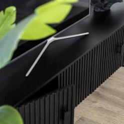 Eleonora tv meubel Remi 4-drs. 170cm zwart