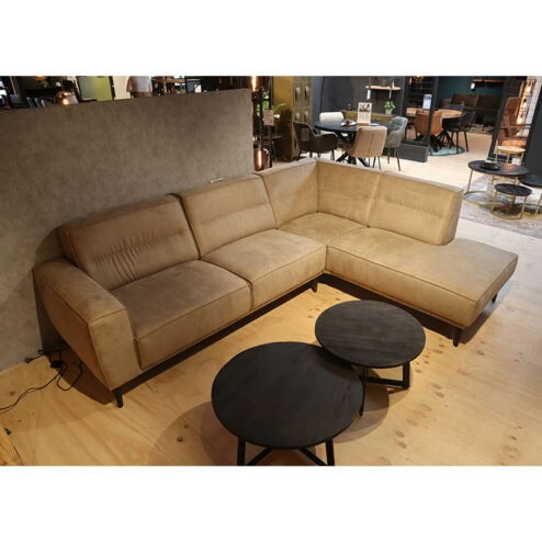 Floris Hoekbank 3 zits met zithoek en ottomane rechts