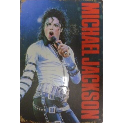 metalen bord Michael Jackson