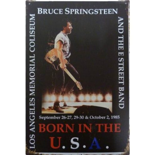 metalen bord Bruce Springsteen Born in USA