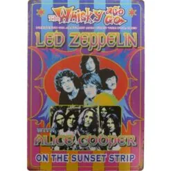 metalen bord Led Zeppelin