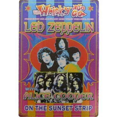 metalen bord Led Zeppelin