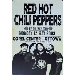 metalen bord Red Hot Chili Peppers