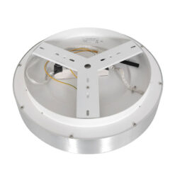 Plafonniere ringlede zilver