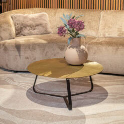 Riley salontafel aluminium ijzer 80cm