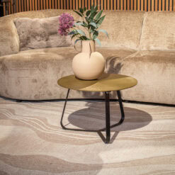 Riley bijzettafel aluminium ijzer 60cm