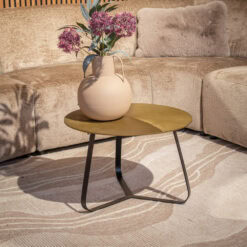 Riley bijzettafel aluminium ijzer 60cm