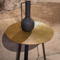 Riley bijzettafel aluminium ijzer 40cm