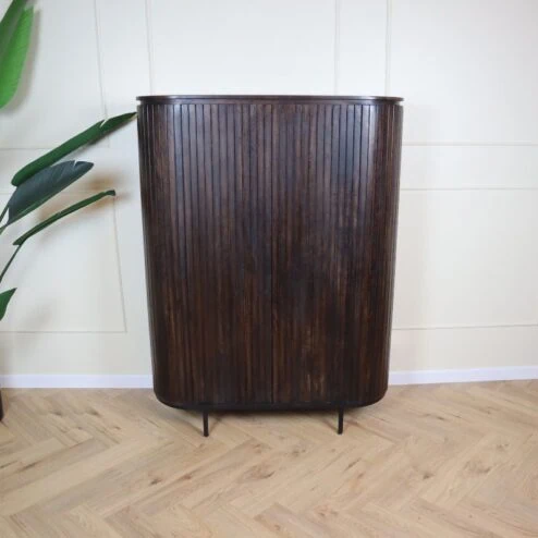 Noor wandkast 115 cm walnoot