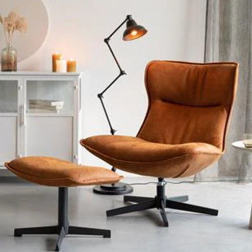 Arix fauteuil Cognac