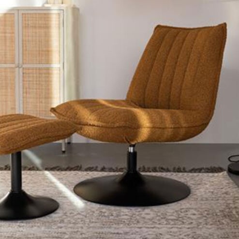 Jared fauteuil Bruin Boucle