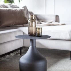 Bijzettafel Mist grijs