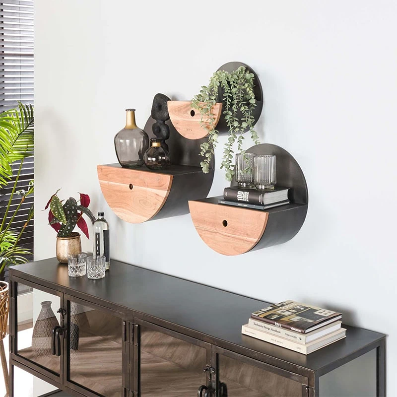 Jodie industrieel wandrek 50cm