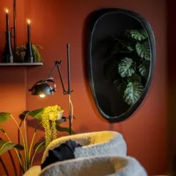 Spiegel Plecto grijs