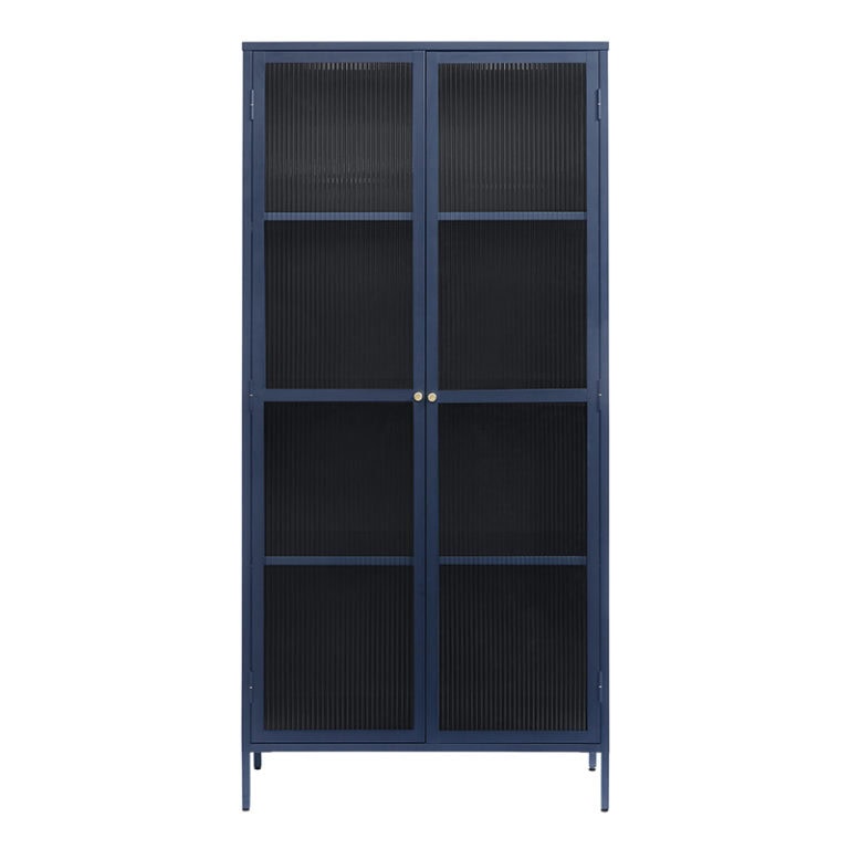 Gulltop vitrinekast blauw metaal 190cm-2.jpg