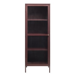 Gulltop vitrinekast rood metaal 160cm-3.jpg