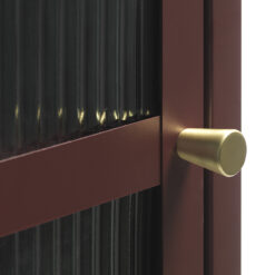 Gulltop vitrinekast rood metaal 160cm-5.jpg