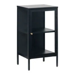 Kaya 1 deurs vitrinekast zwart metaal 45cm-4.jpg