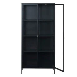 Kaya vitrinekast zwart metaal 90cm-4.jpg