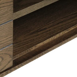 Malou TV meubel donkerbruin eikenhout 120cm-2