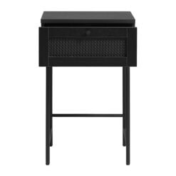Pernille bijzettafel zwart melamine rotan 45cm-3.jpg