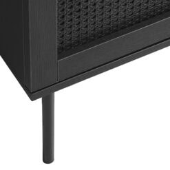 Pernille salontafel zwart melamine rotan 110cm-4.jpg