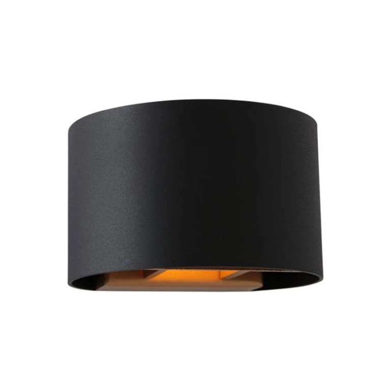 Wandlamp Muro Halfrond Zwart