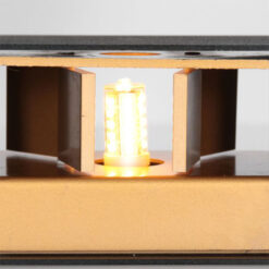 Wandlamp Muro Rechthoek Zwart