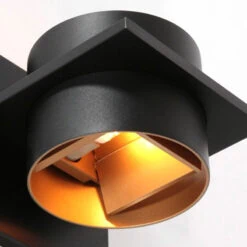 Wandlamp Muro Rond Zwart