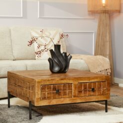 Cubical Salontafel mangohout