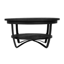 Emmy salontafel zwart industrieel 90cm