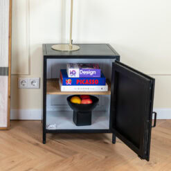 DPX Furniture Ayane nachtkastje zwart 45x35cm