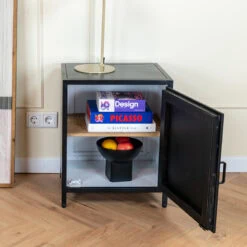 DPX Furniture Ayane nachtkastje zwart 45x35cm