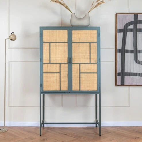 DPX Furniture Ayane wandkast 2 deurs olive 90cm