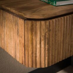 Belisa houten nachtkastje hangend 1 lade zandkleur